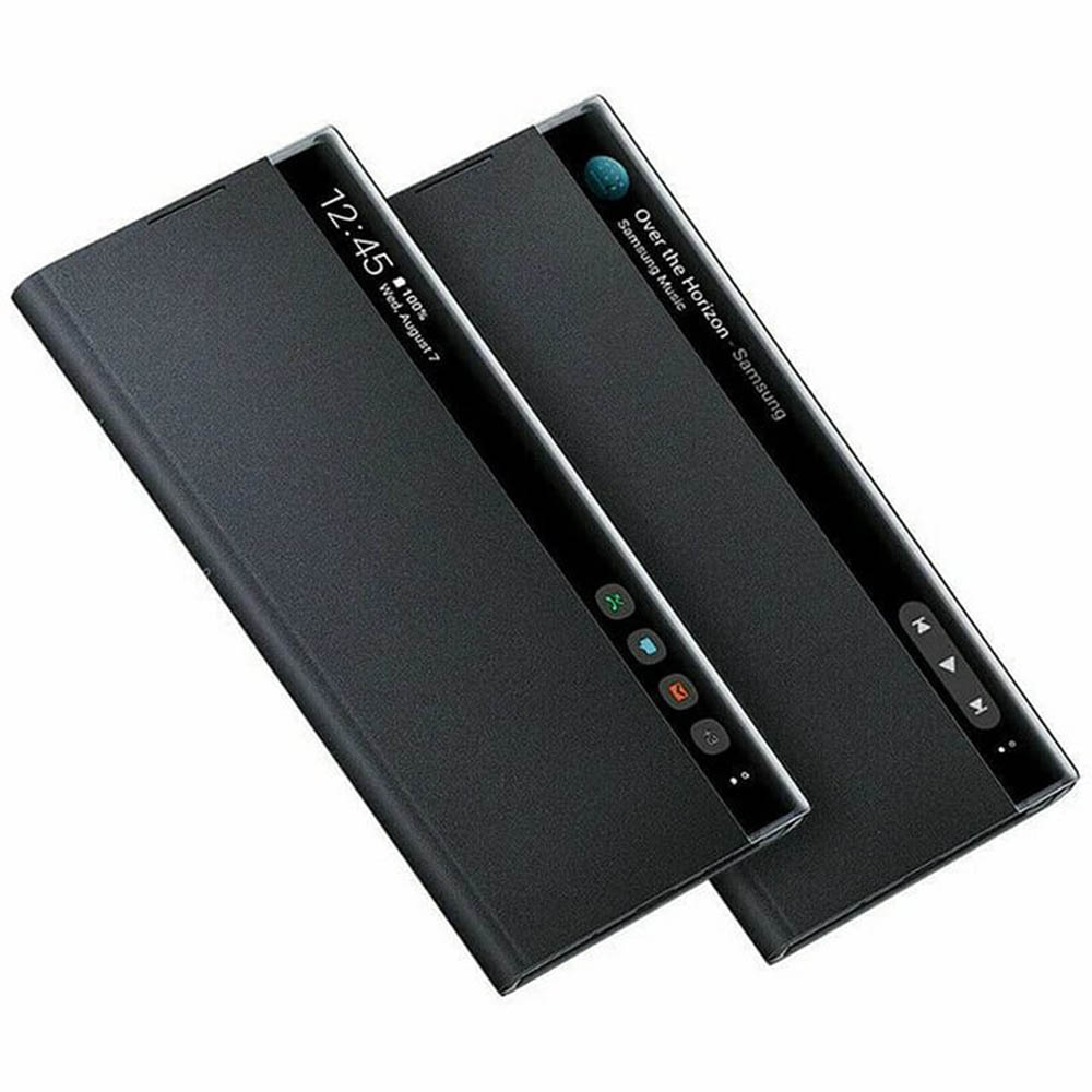 Galaxy S21 Series Leather Side Window Flip Case