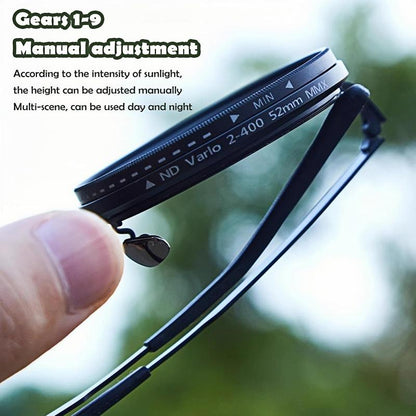 【🔥2025 New Sale】Adjustable Tint Rounded Polarized Lenses Retro Sunglasses